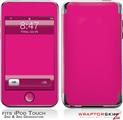 iPod Touch 2G & 3G Skin Kit Solids Collection Fushia