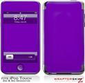 iPod Touch 2G & 3G Skin Kit Solids Collection Purple