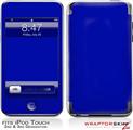 iPod Touch 2G & 3G Skin Kit Solids Collection Royal Blue