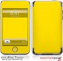 iPod Touch 2G & 3G Skin Kit Solids Collection Yellow