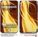 iPod Touch 2G & 3G Skin Kit Mystic Vortex Yellow