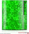 Sony PS3 Skin Triangle Mosaic Green