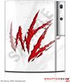 Sony PS3 Skin WraptorSkinz WZ on White