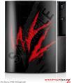 Sony PS3 Skin WraptorSkinz WZ on Black