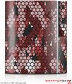 Sony PS3 Skin HEX Mesh Camo 01 Red
