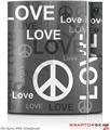 Sony PS3 Skin Love and Peace Gray