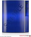 Sony PS3 Skin Simulated Brushed Metal Blue