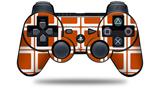 Squared Burnt Orange - Decal Style Skin fits Sony PS3 Controller (CONTROLLER NOT INCLUDED)