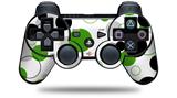Lots of Dots Green on White - Decal Style Skin fits Sony PS3 Controller (CONTROLLER NOT INCLUDED)
