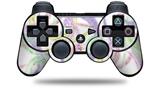 Neon Swoosh on White - Decal Style Skin fits Sony PS3 Controller (CONTROLLER NOT INCLUDED)