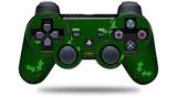 Christmas Holly Leaves on Green - Decal Style Skin fits Sony PS3 Controller (CONTROLLER NOT INCLUDED)