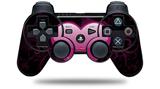 Glass Heart Grunge Hot Pink - Decal Style Skin fits Sony PS3 Controller (CONTROLLER NOT INCLUDED)