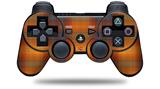 Plaid Pumpkin Orange - Decal Style Skin fits Sony PS3 Controller (CONTROLLER NOT INCLUDED)