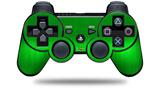 Simulated Brushed Metal Green - Decal Style Skin fits Sony PS3 Controller (CONTROLLER NOT INCLUDED)