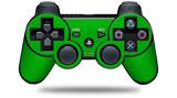 Solids Collection Green - Decal Style Skin fits Sony PS3 Controller (CONTROLLER NOT INCLUDED)