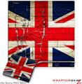 Sony PS3 Slim Skin Painted Faded and Cracked Union Jack British Flag