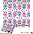 Sony PS3 Slim Skin - Argyle Pink and Blue