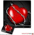 Sony PS3 Slim Skin - Barbwire Heart Red