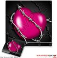 Sony PS3 Slim Skin - Barbwire Heart Hot Pink
