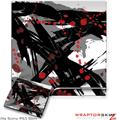 Sony PS3 Slim Skin - Abstract 02 Red
