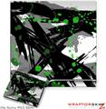 Sony PS3 Slim Skin - Abstract 02 Green