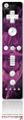Wii Remote Controller Skin Flaming Fire Skull Hot Pink Fuchsia