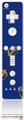 Wii Remote Controller Skin Anchors Away Blue