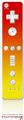 Wii Remote Controller Skin Smooth Fades Yellow Red