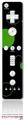 Wii Remote Controller Skin - Lots of Dots Green on Black