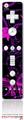 Wii Remote Controller Skin - Twisted Garden Purple and Hot Pink