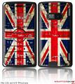 LG enV2 Skin Painted Faded and Cracked Union Jack British Flag