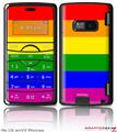 LG enV2 Skin - Rainbow Stripes