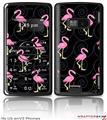 LG enV2 Skin - Flamingos on Black