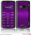 LG enV2 Skin - Brushed Metal Purple