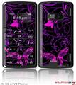 LG enV2 Skin - Twisted Garden Purple and Hot Pink