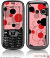 LG Rumor 2 Skin - Lots of Dots Red on Pink