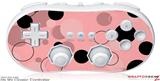 Wii Classic Controller Skin - Lots of Dots Pink on Pink