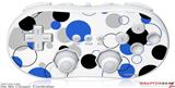 Wii Classic Controller Skin - Lots of Dots Blue on White
