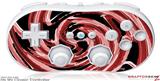 Wii Classic Controller Skin - Alecias Swirl 02 Red