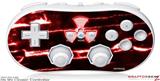 Wii Classic Controller Skin - Radioactive Red
