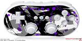 Wii Classic Controller Skin - Abstract 02 Purple