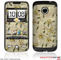 HTC Droid Eris Skin Flowers and Berries Yellow