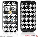 HTC Droid Eris Skin Houndstooth Black and White