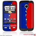 HTC Droid Eris Skin Ripped Colors Blue Red