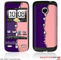 HTC Droid Eris Skin Ripped Colors Purple Pink