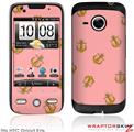 HTC Droid Eris Skin Anchors Away Pink
