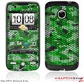 HTC Droid Eris Skin HEX Mesh Camo 01 Green Bright