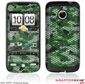HTC Droid Eris Skin HEX Mesh Camo 01 Green