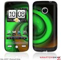 HTC Droid Eris Skin - Alecias Swirl 01 Green