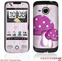 HTC Droid Eris Skin - Mushrooms Hot Pink